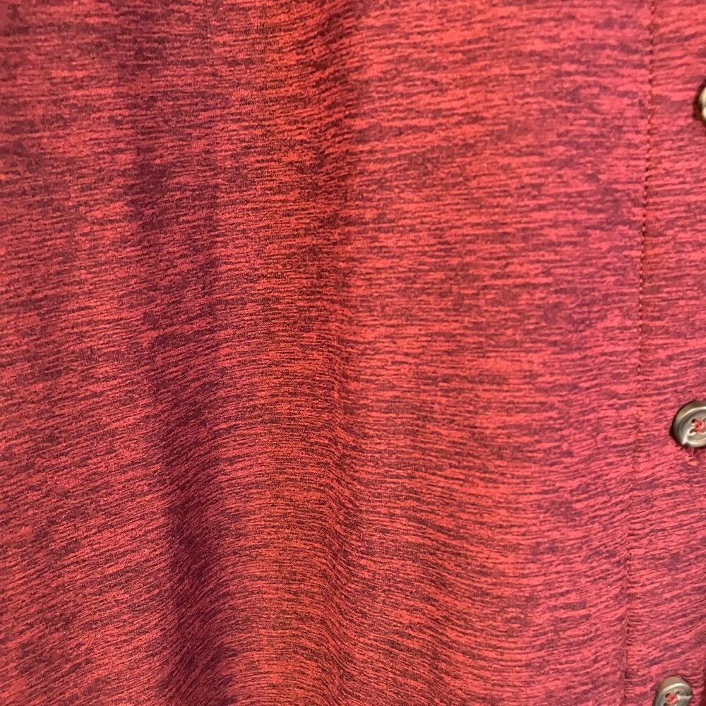 Lands End Women's 1X Long Sleeve Soft  Roll Tab Tunic Space Dye - Picture 4 of 6